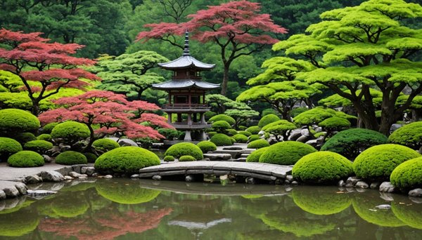 Fleur de jardin japonais : Éveillez votre espace zen