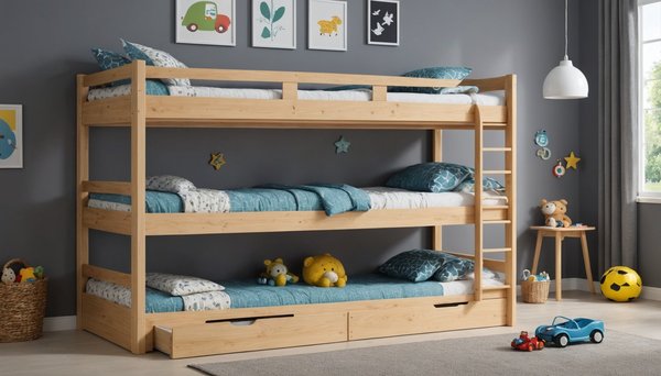 Les lits enfants empilables : gagnez de l'espace avec style